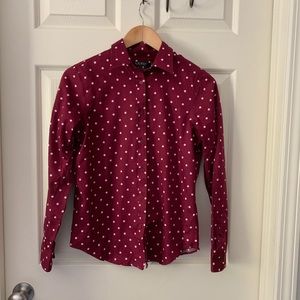 2 for $25 NEW Ralph Lauren red polka dot shirt